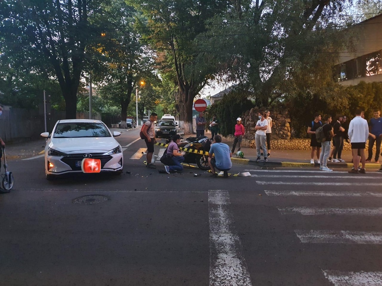 Accident cu victime in centrul orasului