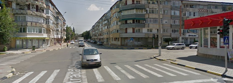 Bătrână agresată în trafic de un conducător auto