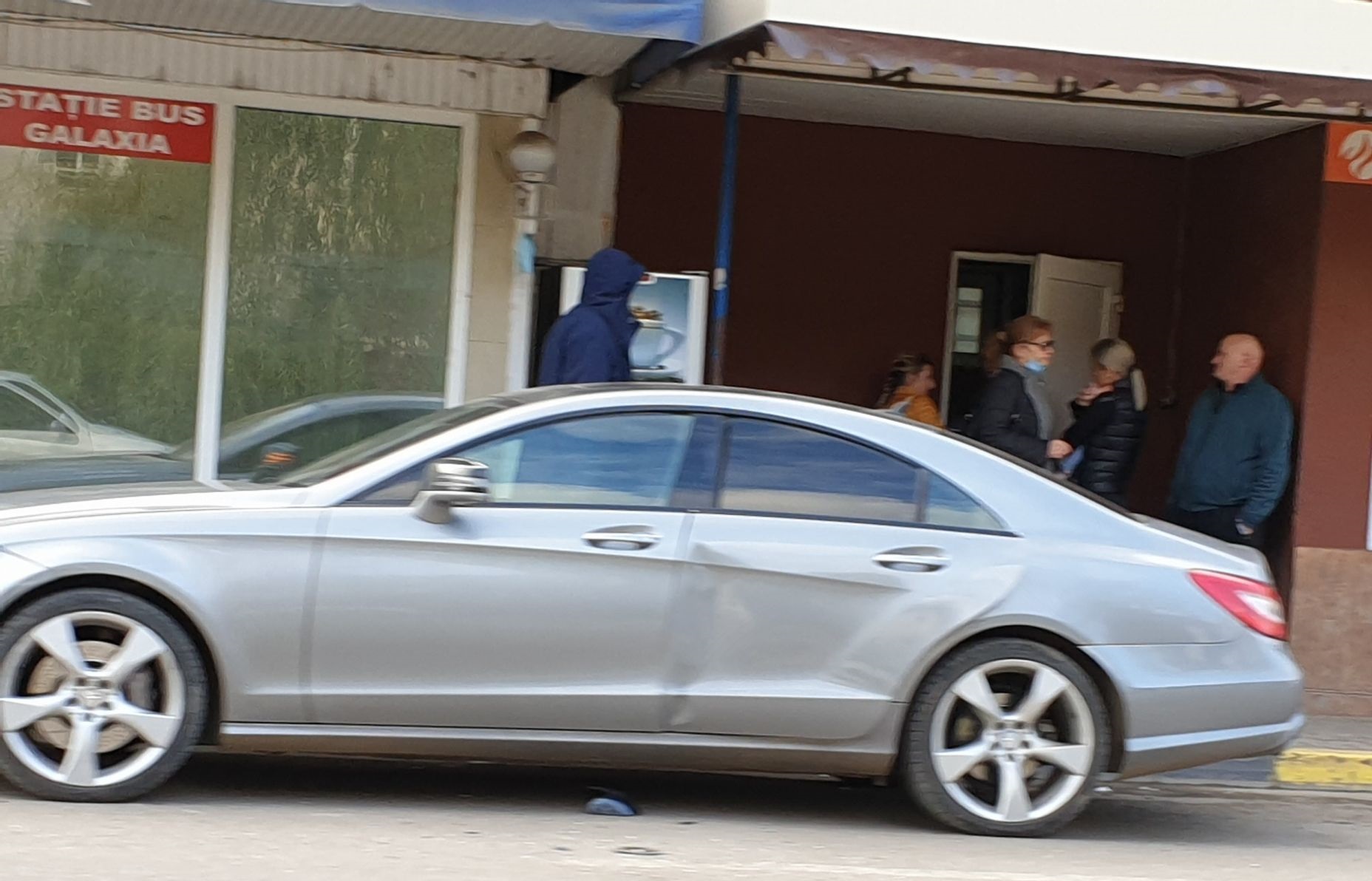 Accident uşor în zona liceului agricol