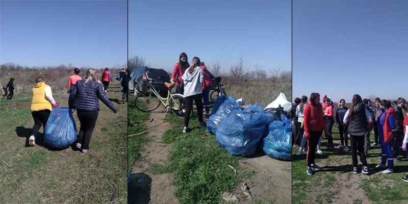 FOTO: Campanie de ecologizare în comuna Corod