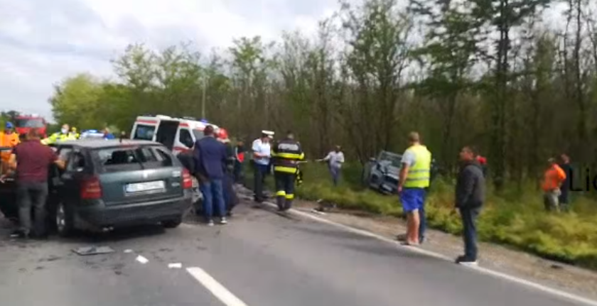 VIDEO: Accident violent pe raza comunei Lieşti