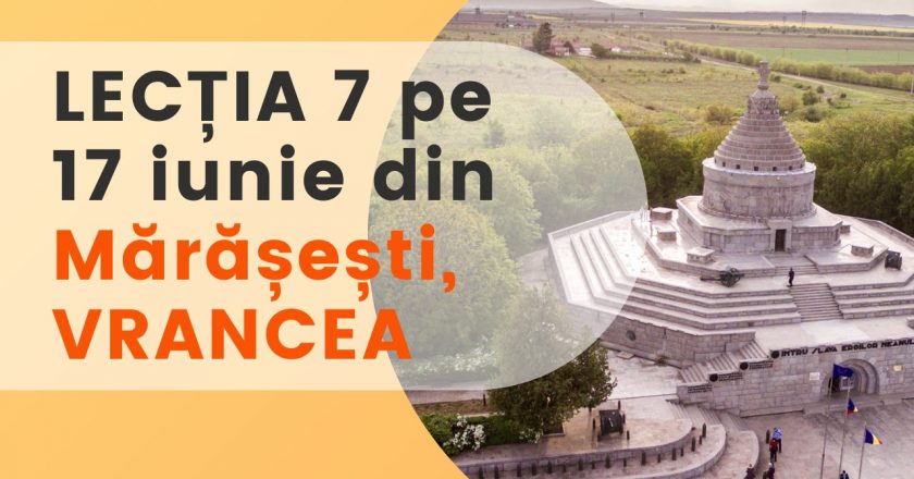 Lecție în direct cu drona de la Mausoleul Eroilor