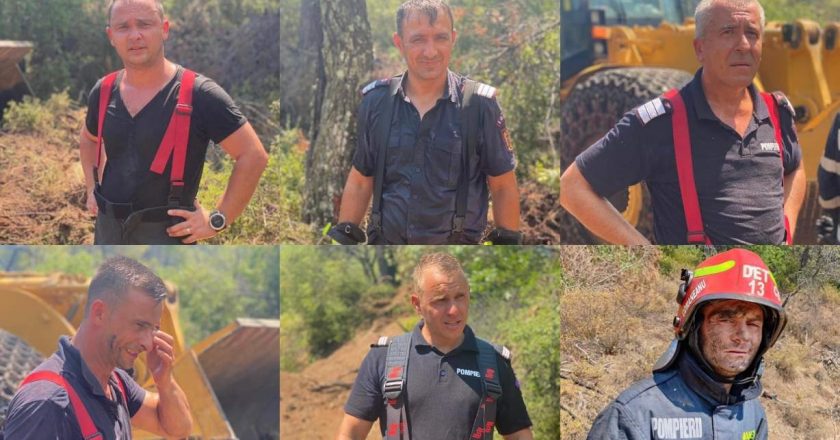 Șase eroi voluntari se află în războiul cu focul din Grecia. Peste 100 de pompieri au fost mobilizați pentru sprijin