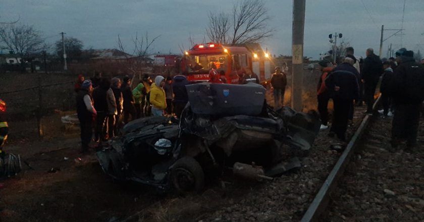 FOTO | Accident feroviar mortal într-o comună gălățeană