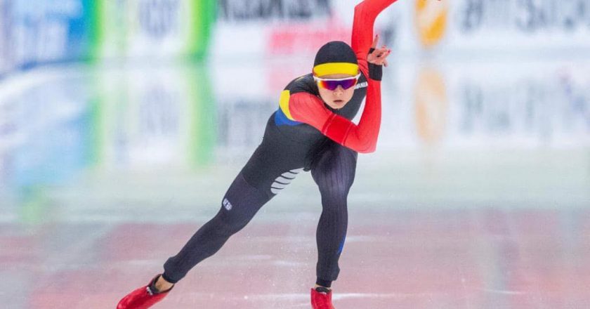 Mihaela Hogaș, cea mai rapidă patinatoare din România, impresionează pe gheață la JO 2022
