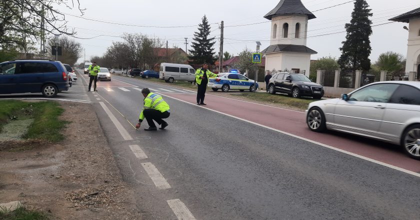 Un copil din Drăgănești a fost lovit pe trecerea de pietoni. Șoferul din Barcea a părăsit locul accidentului