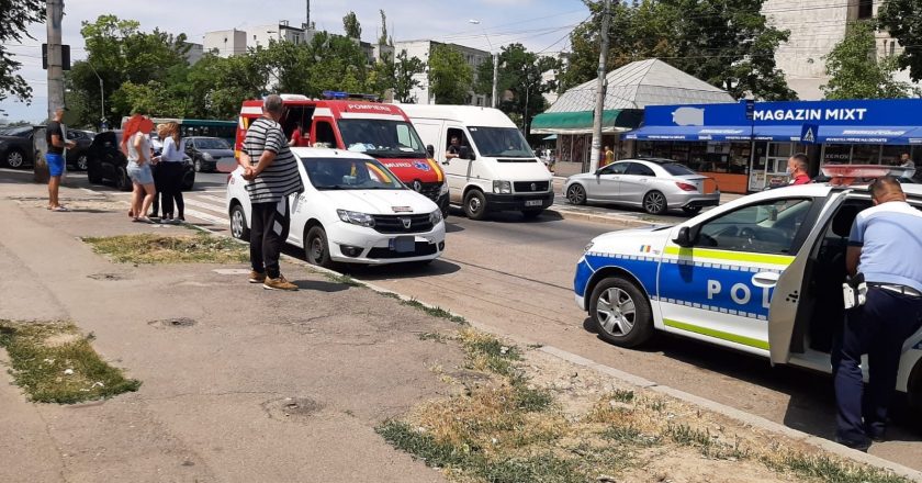 Un șofer drogat a lovit trei fete pe trecerea de pietoni,  în Galați