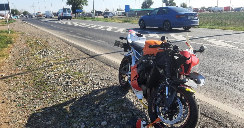 Accident mortal între Tecuci și Cosmești. Două vehicule pe două roți au intrat în coliziune