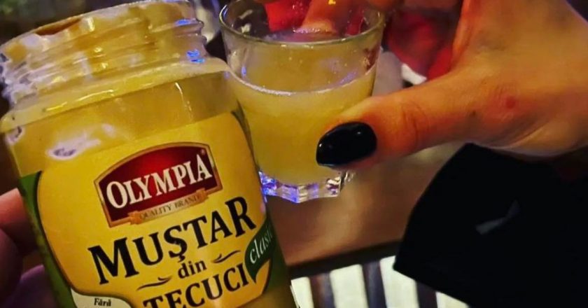 UNICAT. Într-un club de fițe din București se vinde o băutură alcoolică pe bază de muștar din Tecuci