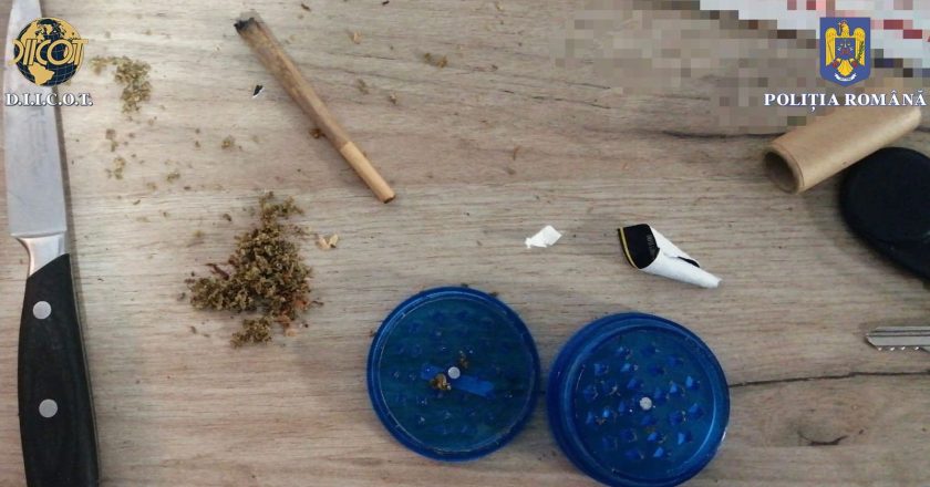 Percheziții la Movileni, Corod și Galați. Un tânăr și o femeie au vândut droguri