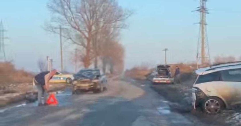 Accident între Furceni și Tecuci. Doi șoferi au fost răniți