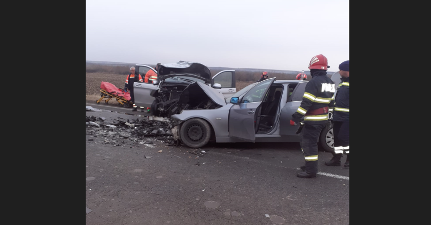 Accident grav în apropiere de Tecuci. Traficul a fost blocat