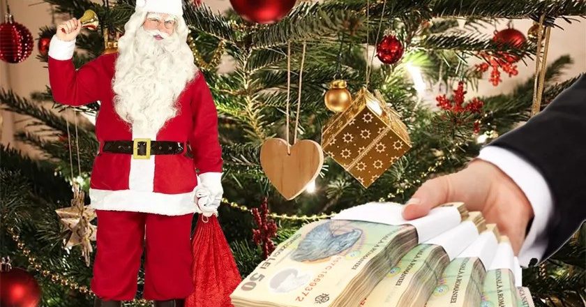40.000 lei cadou de Crăciun din partea Primăriei, cu dedicație