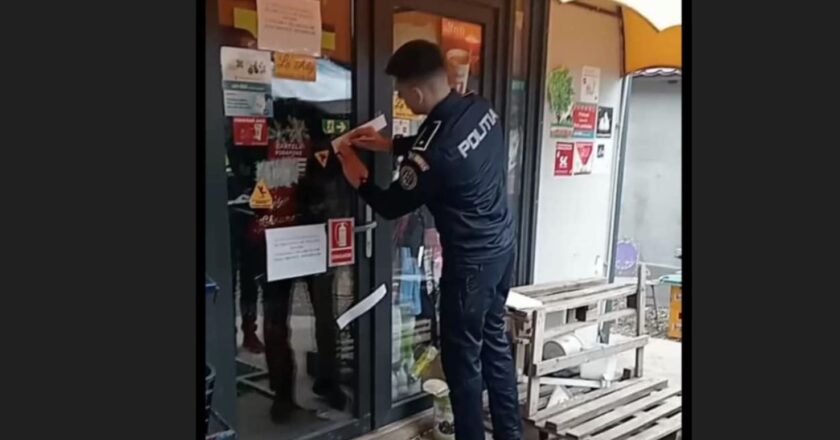 Umbrărești. Magazin închis de poliție după ce ar fi vândut țigări electronice unor minori