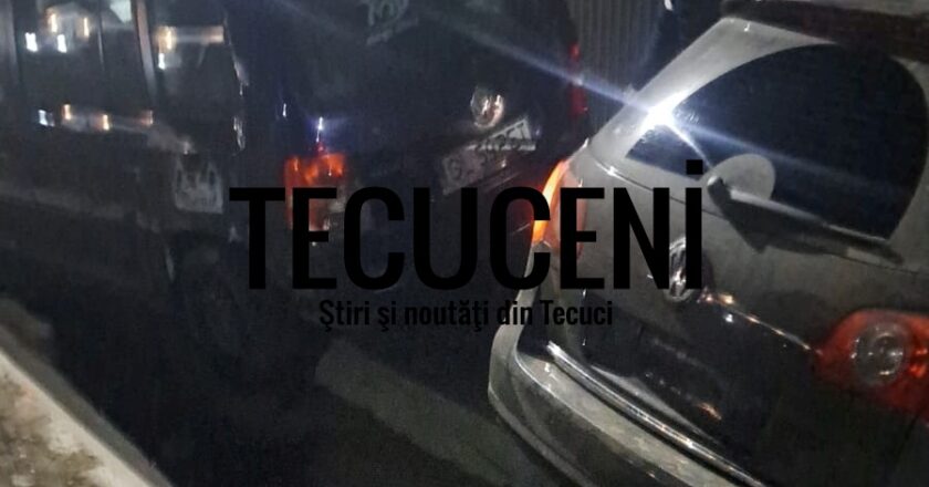 Matca. Un șofer băut și fără permis s-a baricadat în mașină după ce a făcut accident. Polițiștii l-au încătușat