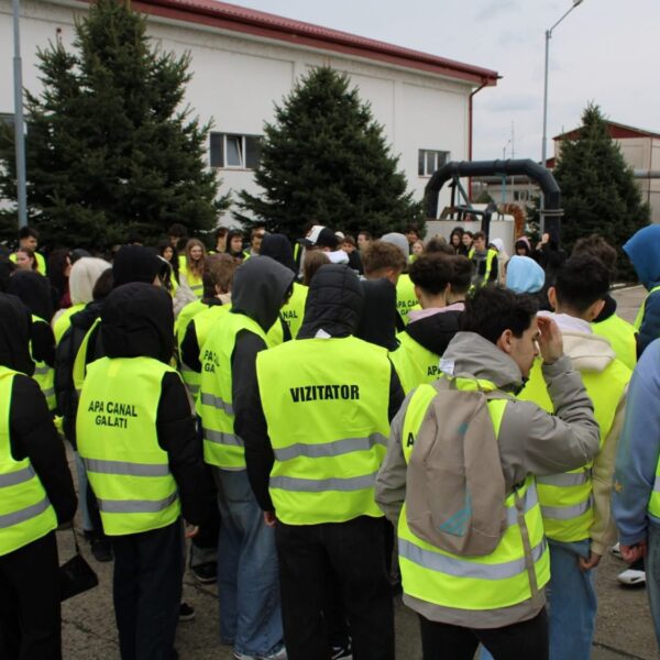 Elevi din județul Galați, în vizite educaționale la obiectivele APA CANAL Galați în cadrul programului Săptămâna Verde