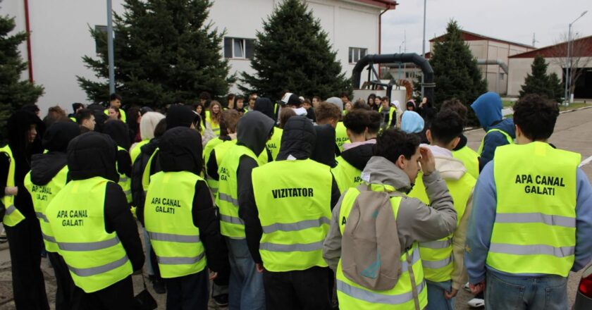 Elevi din județul Galați, în vizite educaționale la obiectivele APA CANAL Galați în cadrul programului Săptămâna Verde