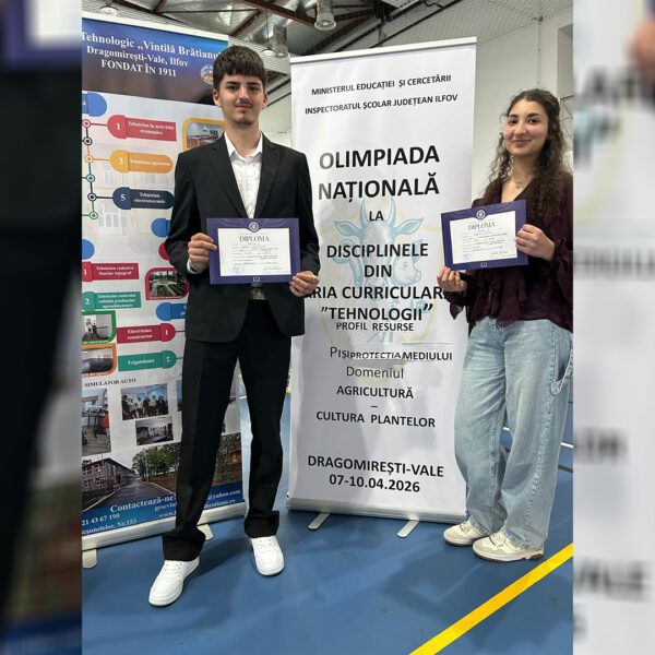 Rezultate de excepție pentru elevii Colegiului Național de Agricultură și Economie la Olimpiada Națională 2026