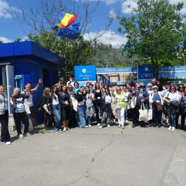 Oaspeți din cinci țări au vizitat Uzina de Apă din Galați în cadrul unui proiect Erasmus+