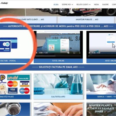 Factura de apă poate fi primită direct pe e-mail