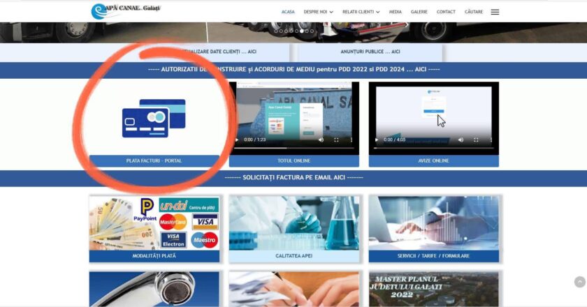 Factura de apă poate fi primită direct pe e-mail