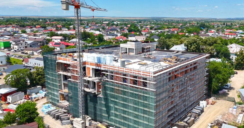 FOTO. Lucrările la noul Spital din Tecuci avansează