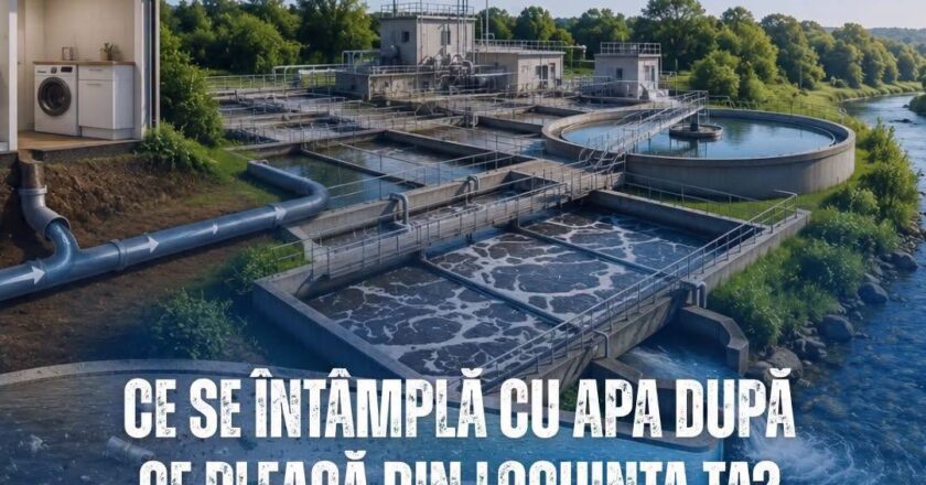 Apa folosită astăzi poate reveni în natură în mai puțin de 48 de ore. Rolul esențial al stațiilor de epurare în protejarea mediului