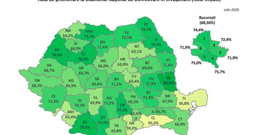 Galați, pe primul loc în România la examenul de definitivat