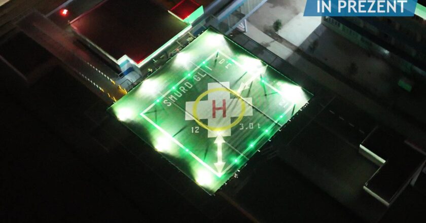 Heliport SMURD inaugurat la Spitalul Județean Galați